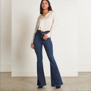 Flare jeans/ jegging material